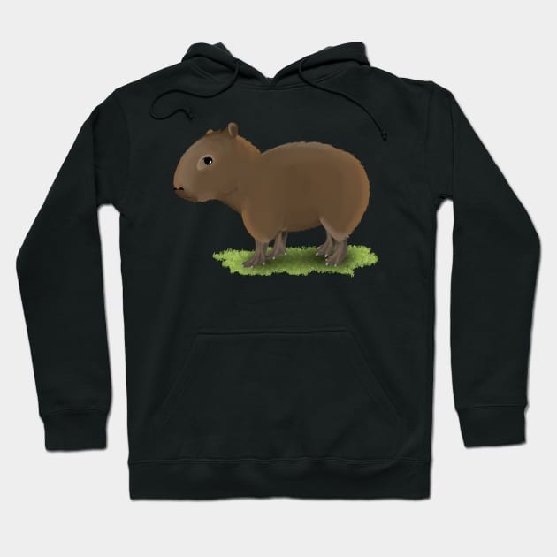 Capybara Hoodie by Fickle and Fancy